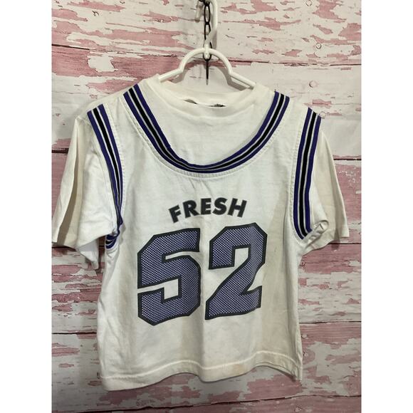 90’s Body Ragz Size Large Youth 14 “Fresh 52” Jersey Tee - Picture 9 of 10